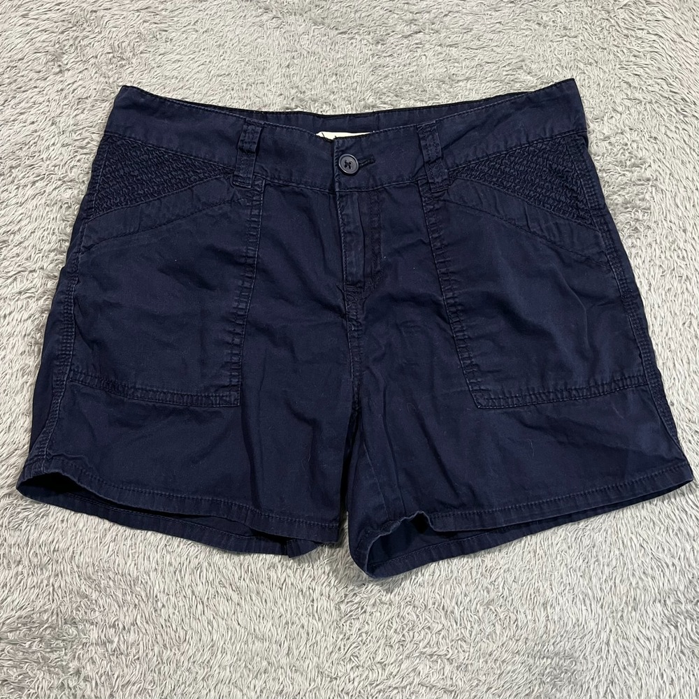 Magellan Chino‎ Shorts Blue Outdoors Walking Hiking Casual Women's 4 31x4